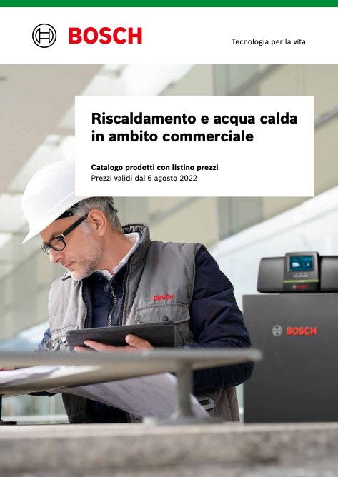 Bosch Termotecnica - 价目表 Commerciale
