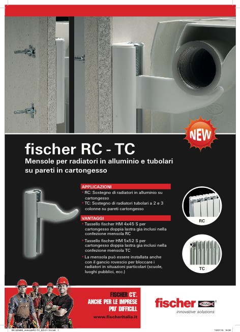 Fischer - Каталог Mensole RC-TC