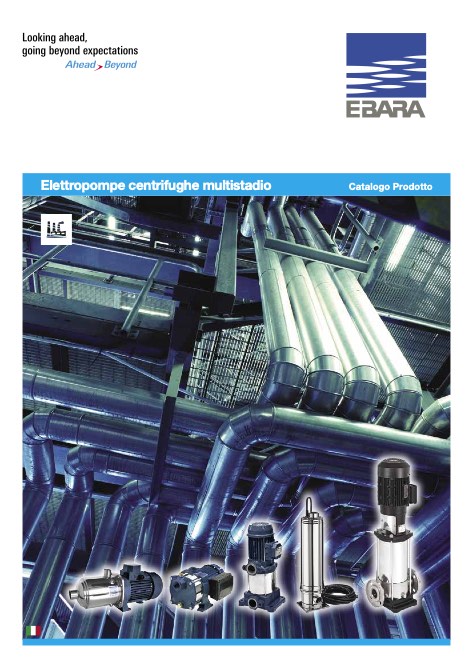 Ebara Pumps Europe - 目录 Elettropompe Multistadio 60Hz