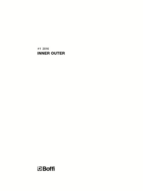Boffi - Katalog Inner Outer #1 2016