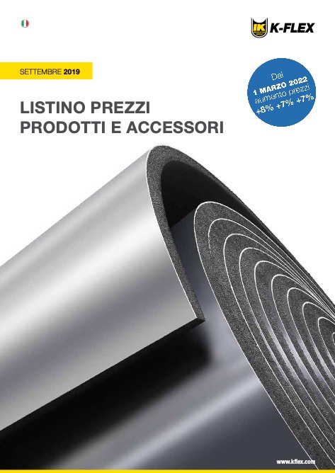 K-Flex - Liste de prix Prodotti e accessori
