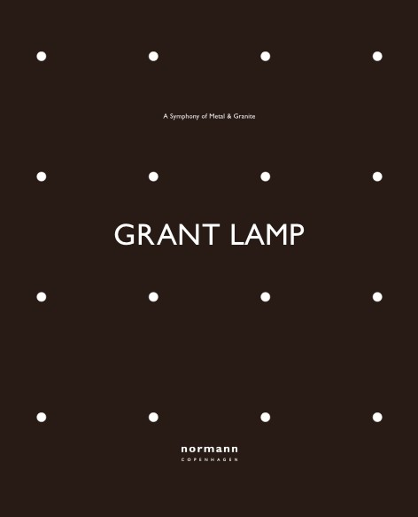 Normann Copenhagen - Catálogo GRANT LAMP