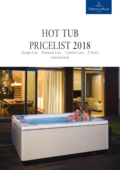 Villeroy&Boch - Прайс-лист Hot Tub