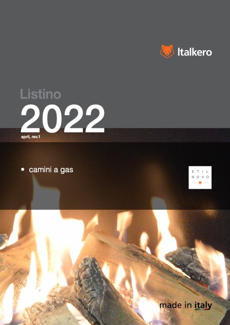 Italkero - Listino prezzi Camini a gas | Aprile rev1