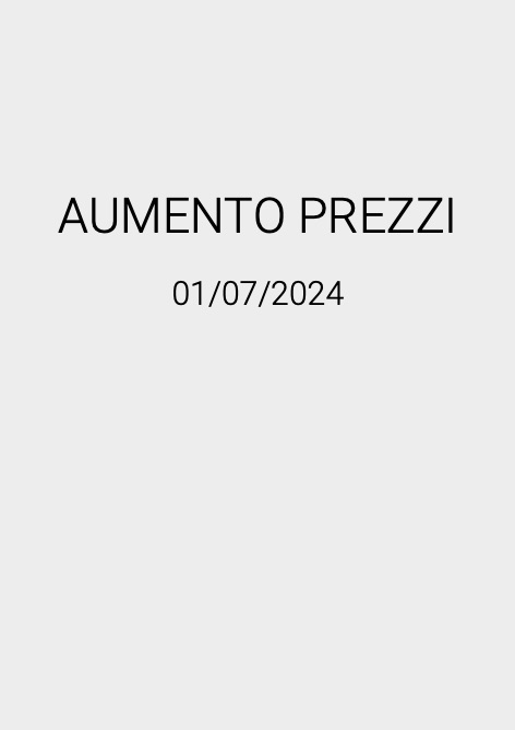 Bonomini - Price list AUMENTO PREZZI