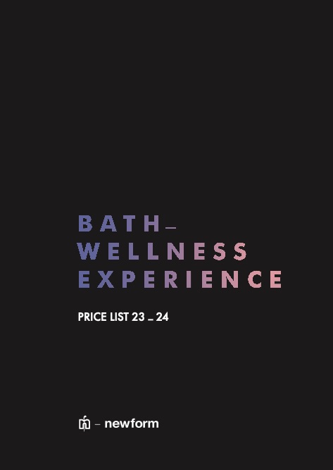 Newform - Прайс-лист Bath - Wellness | 23_24