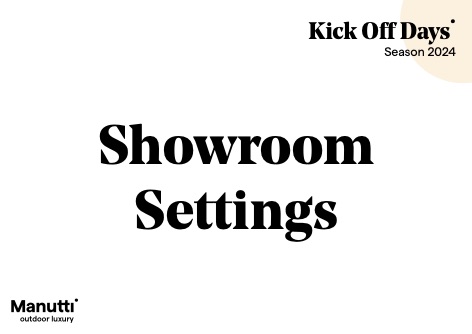 Manutti - Price list Showroom settings