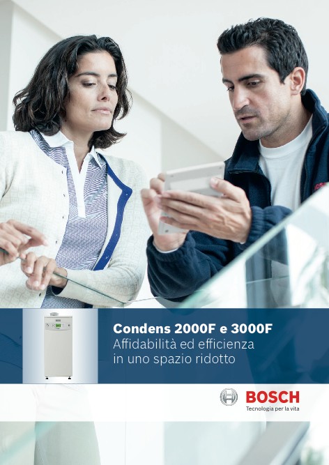 Bosch Termotecnica - 目录 Condens 2000F e 3000F