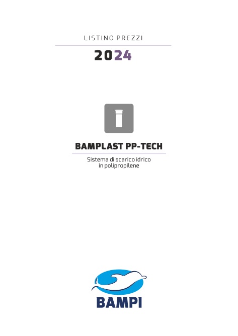 Bampi - Прайс-лист Gennaio 2024