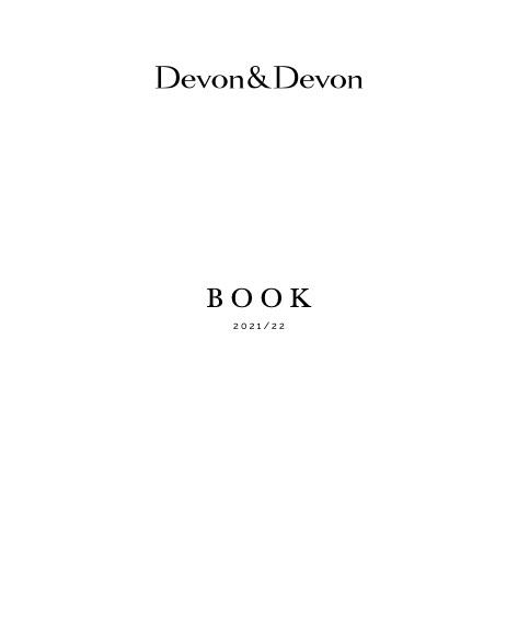 Devon&Devon - Katalog Book