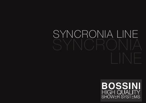 Bossini - Каталог SYNCRONIA LINE