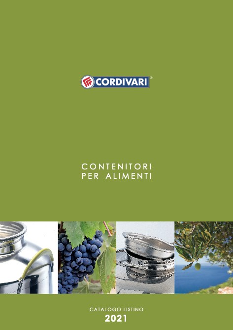 Cordivari - 价目表 Contenitori per alimenti