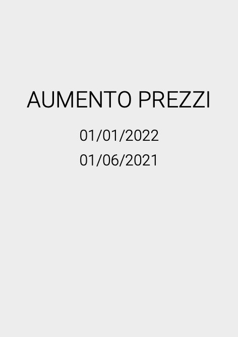 Rubinetterie Bresciane - 价目表 Aumento Prezzi