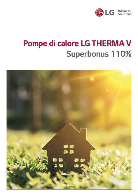 Lg Elecrtonics - Katalog Pompe di calore THERMA V - Superbonus 110%