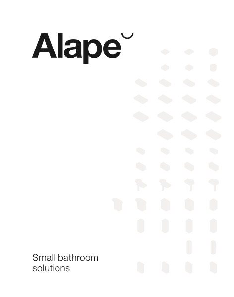 Alape - Katalog Small bathroom solutions