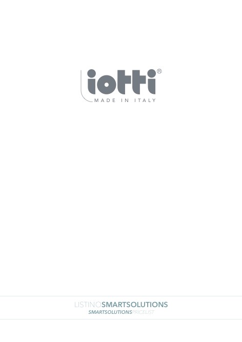 Iotti - Прайс-лист SmartSolutions