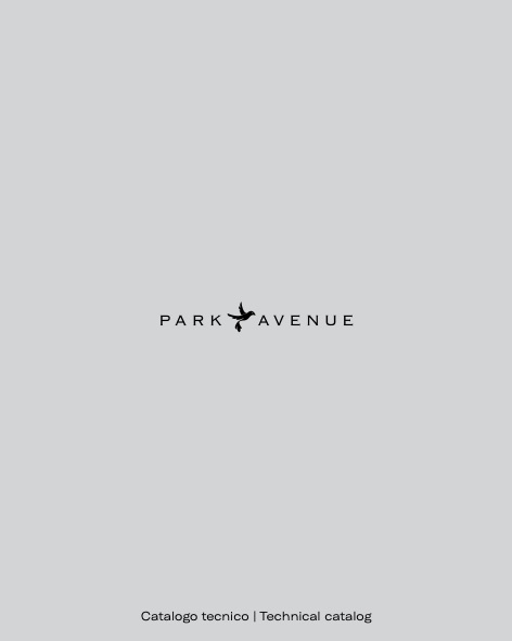 Park Avenue - Прайс-лист Catalogo tecnico
