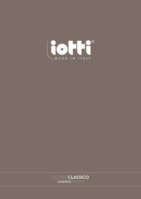 Iotti - Прайс-лист Classico