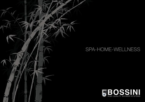 Bossini - Katalog SPA-HOME-WELLNESS
