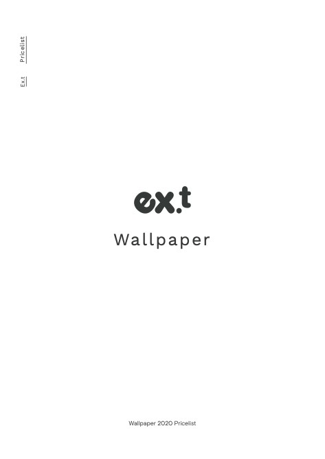 ex.t - Прайс-лист Wallpaper