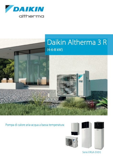 Daikin Riscaldamento - 目录 Altherma 3R_ERGA