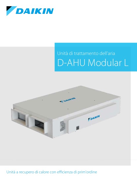 Daikin - Каталог D-AHU Modular L
