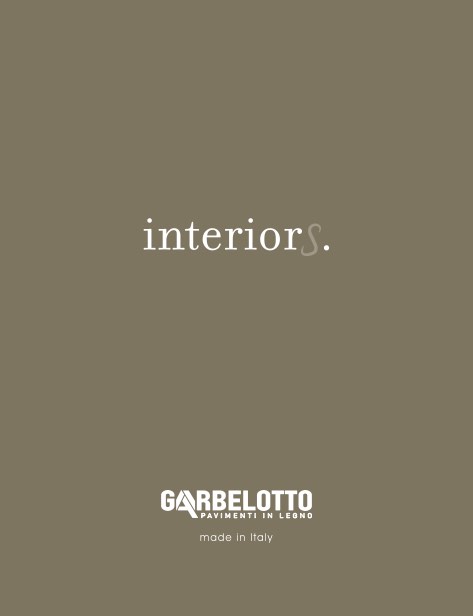 Garbelotto - 目录 INTERIORS