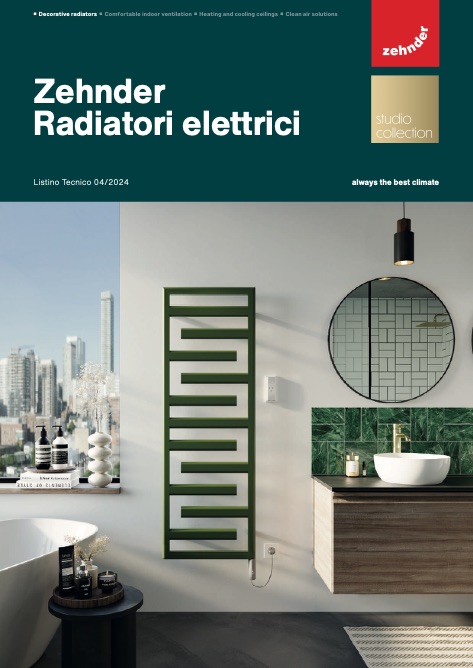 Zehnder - Прайс-лист Radiatori Elettrici