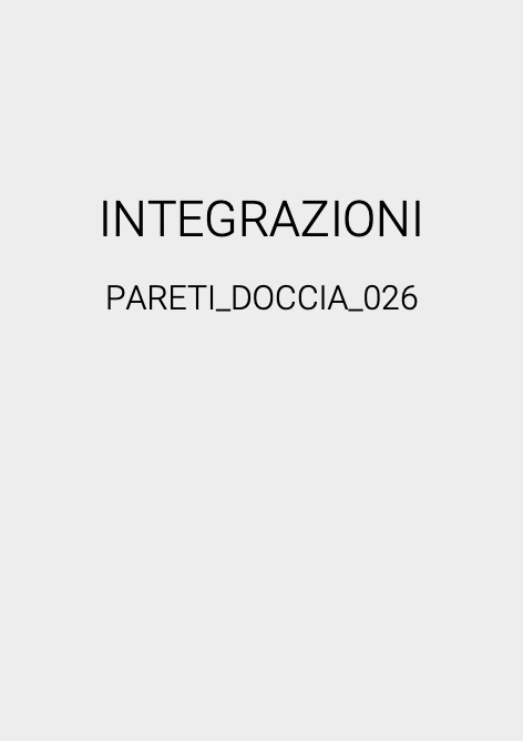 Tda - Price list INTEGRAZIONI