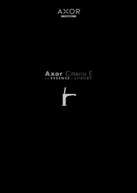 Axor - Catálogo Axor Citterio E