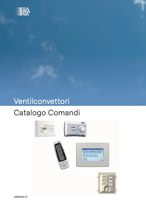 Sabiana - Каталог Comandi