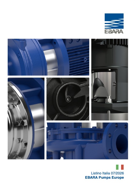 Ebara Pumps Europe - Price list 07/2026