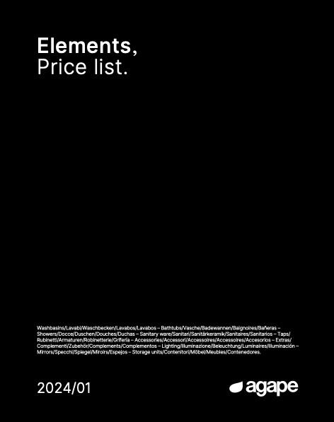 Agape - Lista de precios Elements | 2024/01