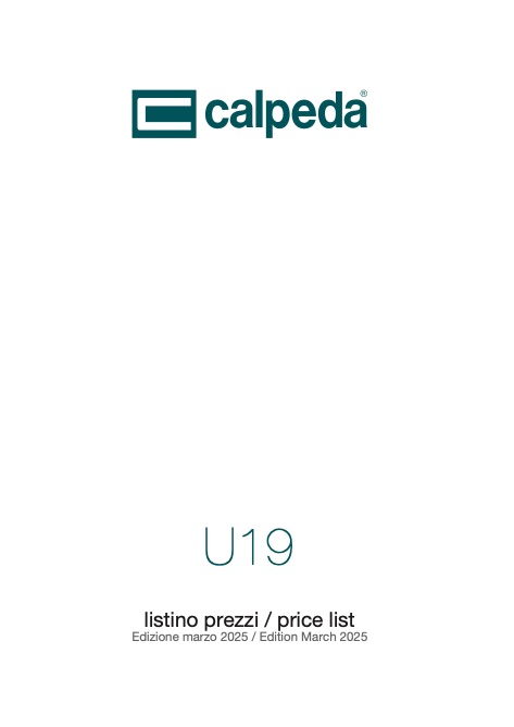 Calpeda - Price list U19