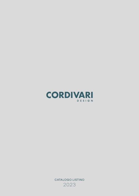 Cordivari Design - Price list 2023
