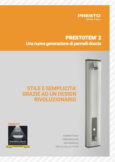 Presto - Catálogo Prestotem 2 - pannelli doccia