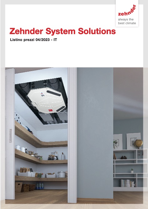 Zehnder Systems - Liste de prix 04/2023