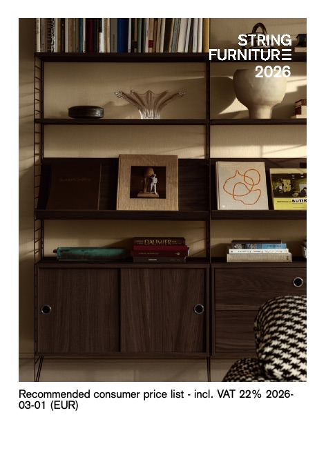 String - Lista de precios Consumer 2026 incl. VAT