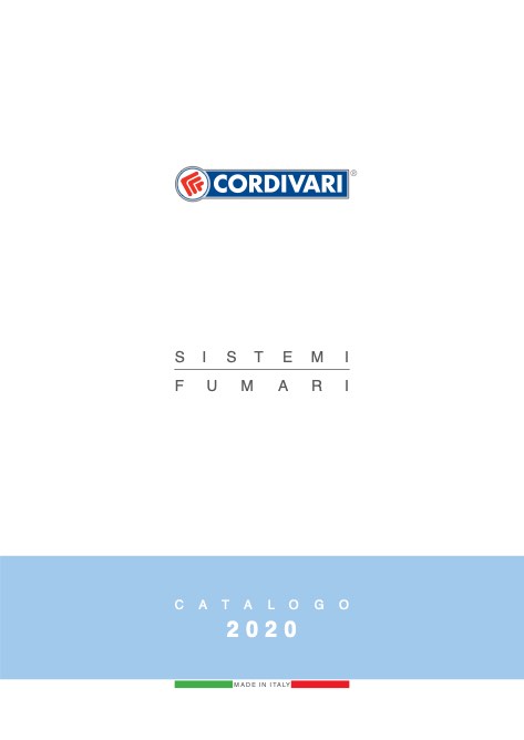 Cordivari - Catálogo Sistemi Fumari