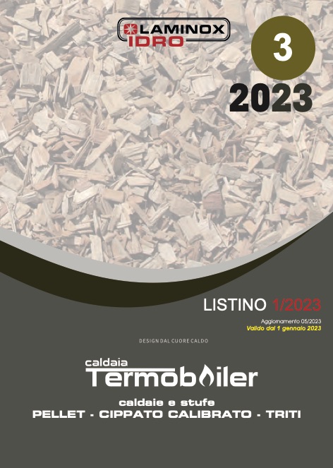 Laminox - Preisliste PELLET - CIPPATO CALIBRATO - TRITI 3/2023 (Agg.to 05/2023)