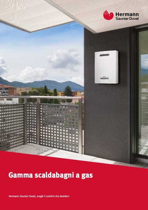 Hermann Saunier Duval - Catálogo Gamma scaldabagni a gas
