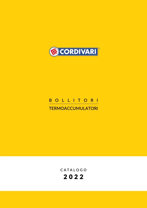 Cordivari - Catalogue Bollitori | Termoaccumulatori