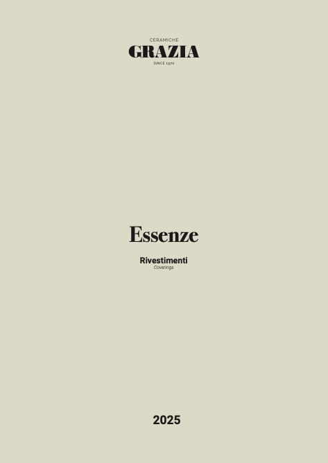 Ceramiche Grazia - Catalogue Essenze 2025