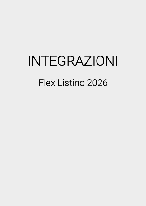 Ala - Price list INTEGRAZIONI