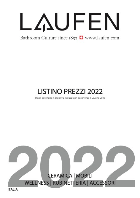 Laufen - Listino prezzi 2022