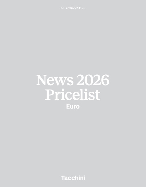 Tacchini - Price list Novità 2026 v. 3