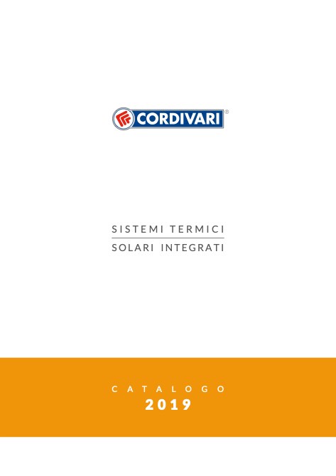 Cordivari - Catalogo Sistemi Termici Solari Integrati rev 15-2021