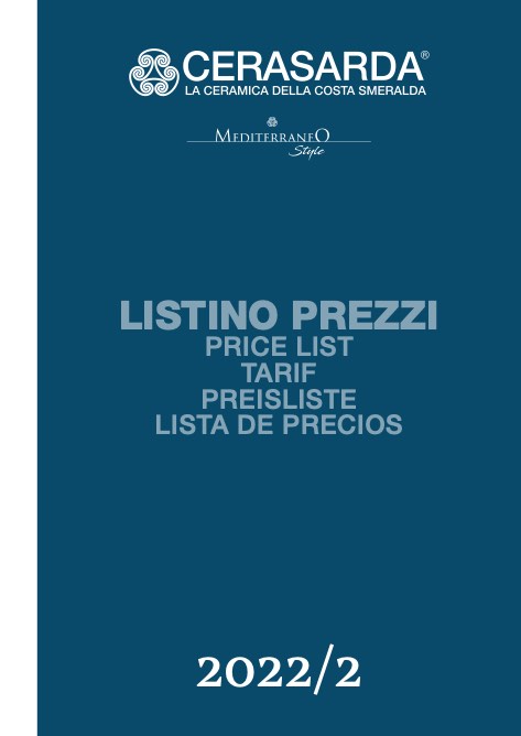 Cerasarda - Lista de precios 2022 rev1