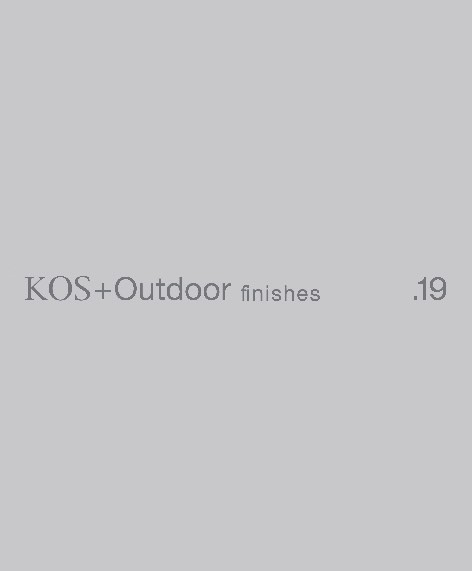 Kos - Catálogo Finiture