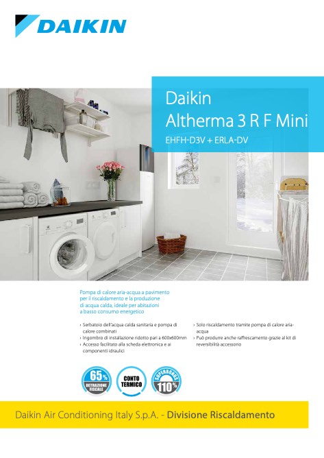 Daikin Riscaldamento - Catálogo Altherma 3 R F MINI